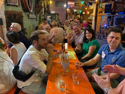 Vom Treffen der Mittelstndler auf dem Winzerfest in Bensheim (Bild-1)