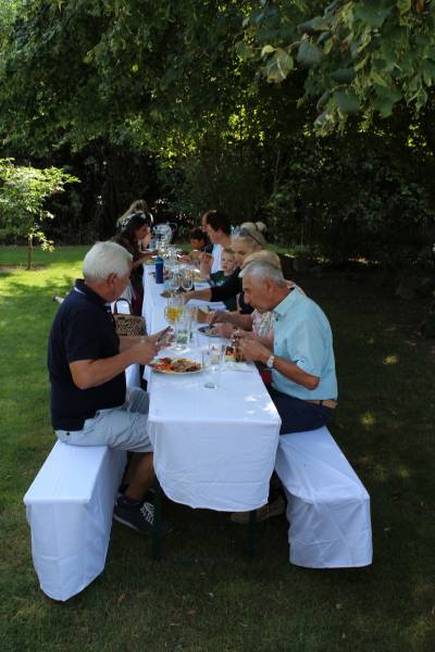 Essen und Stimmung sind gut