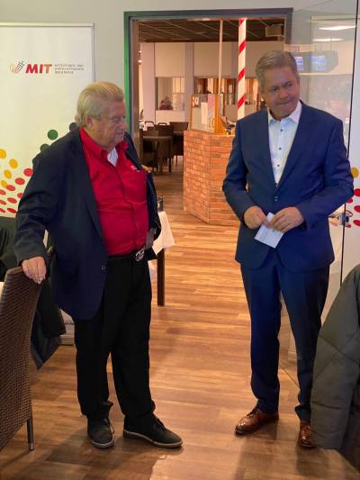 Werner Gutperle und Matthias Wilkes (Vorsitzender MIT Bergstraße und MIT Südhessen)