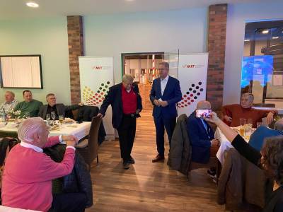 Werner Gutperle und Matthias Wilkes (Vorsitzender MIT Bergstraße und MIT Südhessen)